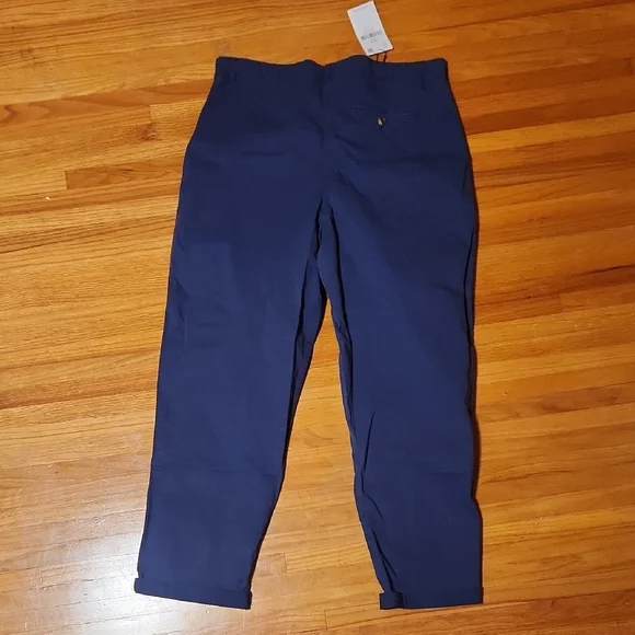 Long Tall Sally Blue Ankle Pants - Picture 3 of 3